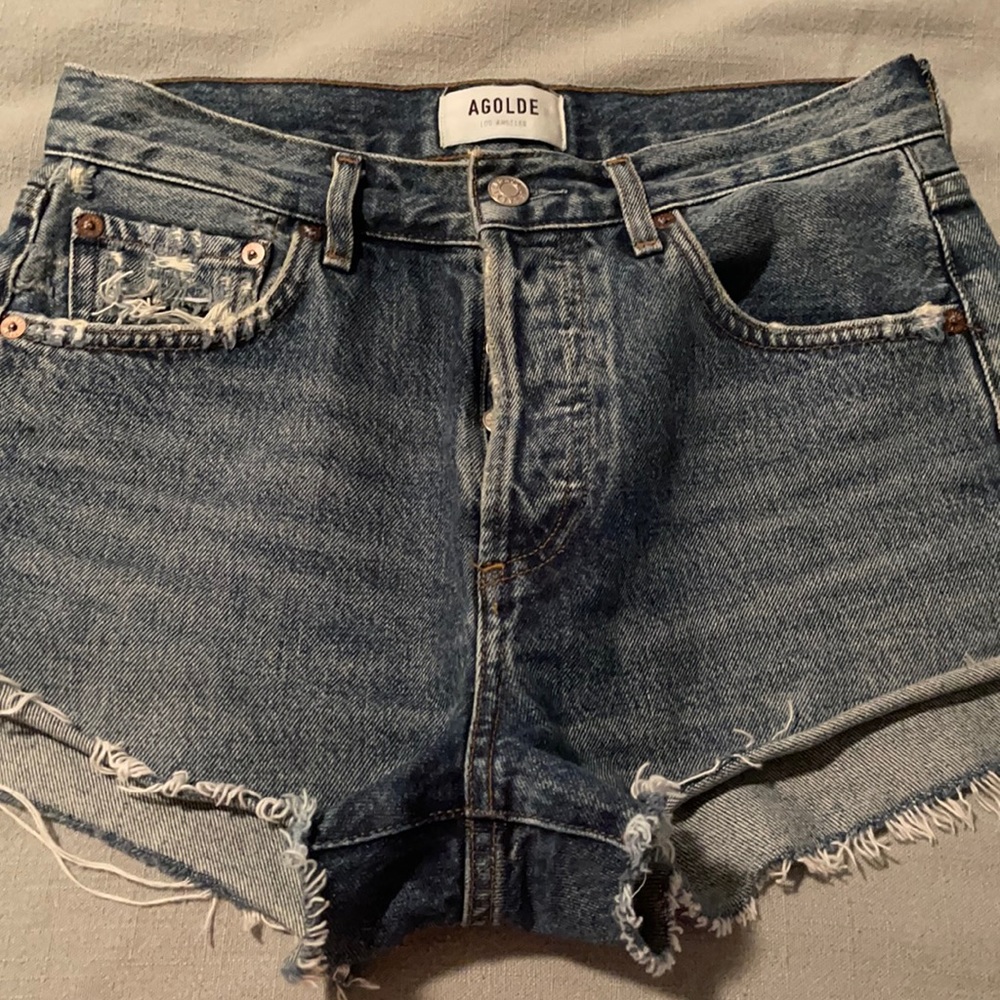Agolde Parker Swapmeet Jean Shorts size 24